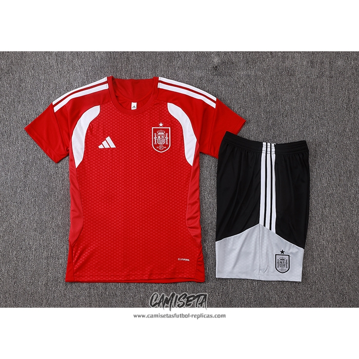 Chandal del Espana 2026-2027 Manga Corta Rojo - Pantalon Corto